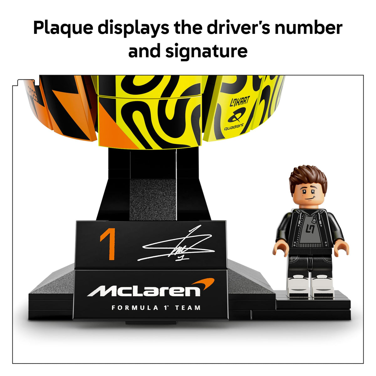 LEGO Editions McLaren MasterCard F1 Team Lando Norris Helmet 43023