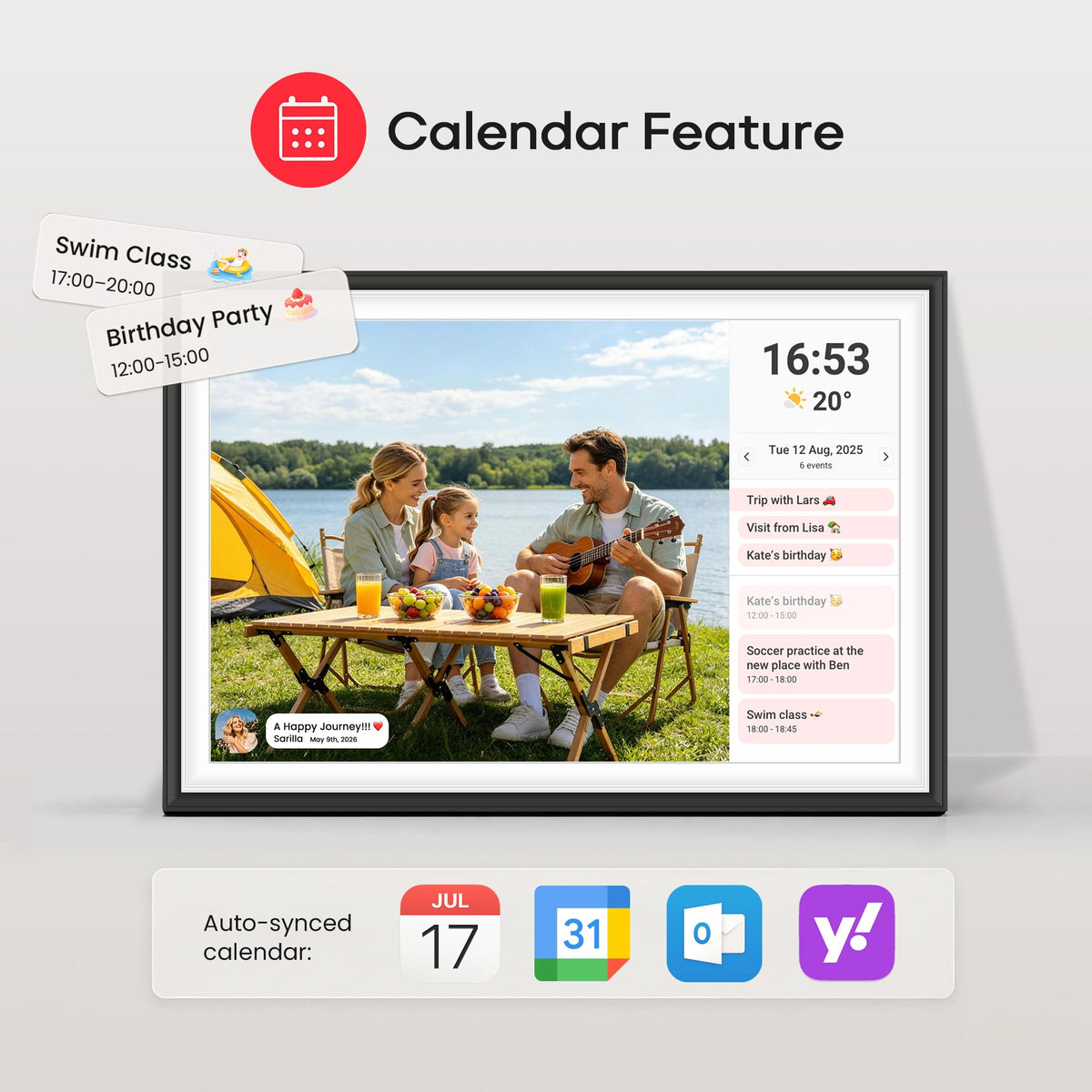 Frameo 10.1" Digital Picture Frame 32GB Storage WiFi Electronic Photo Frame 🍁 All In One Marketplace Canada