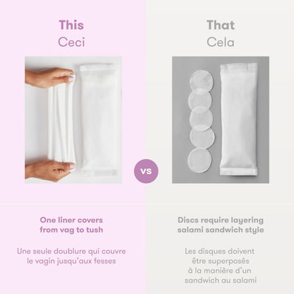 Frida Mom Witch Hazel Perineal Cooling Pad Liners for Postpartum Care, Hospital Bag Essentials for Pain Relief After Birth, Full-Length Medicated Cooling Pad Liners (24ct)