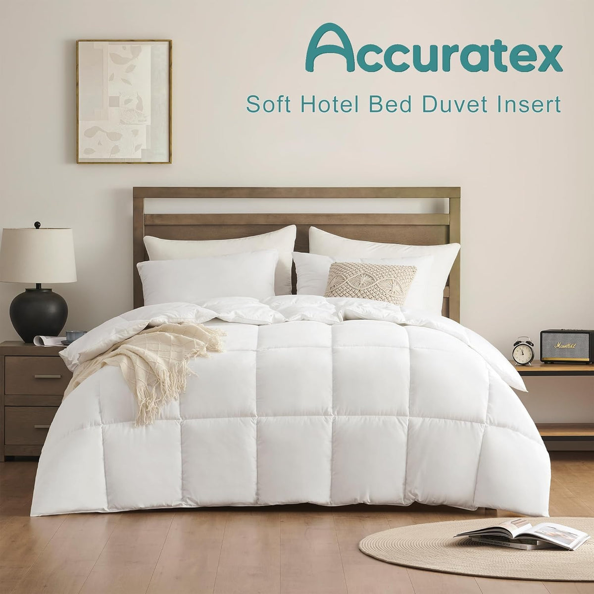 ACCURATEX Duvet King, Cotton Shell, 500GSM Fill,104x90 🍁 All In One Marketplace Canada