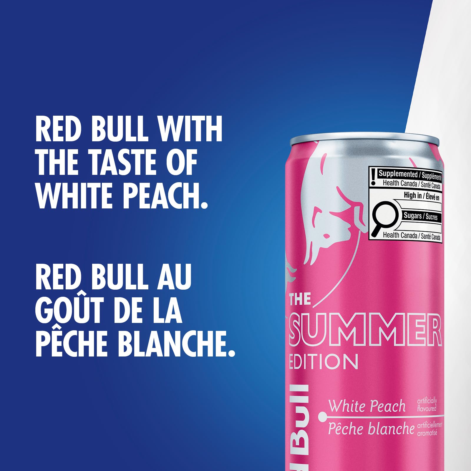 Red Bull Energy Drink, White Peach, 355ml (24 pack) Red Bull