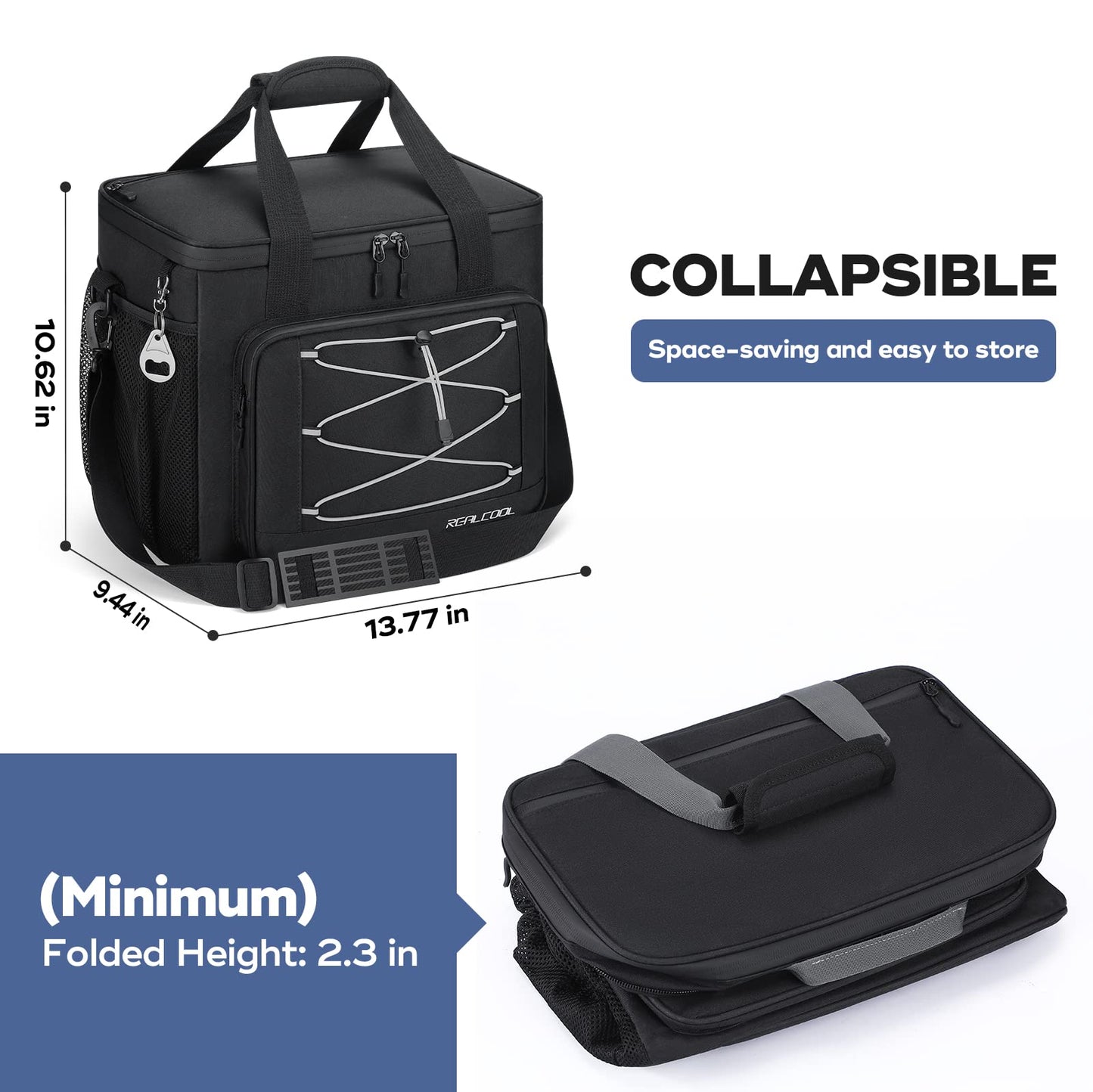 RealCool 35/45 Can Collapsible Soft Cooler Bag, Leakproof Ice Chest 🍁 All In One Marketplace Canada