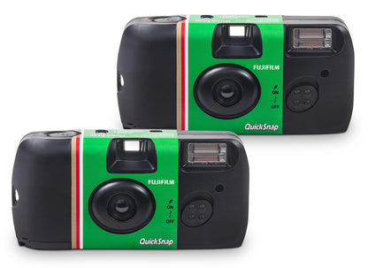 QuickSnap Flash 400 One-Time-Use Camera - 2 Pack