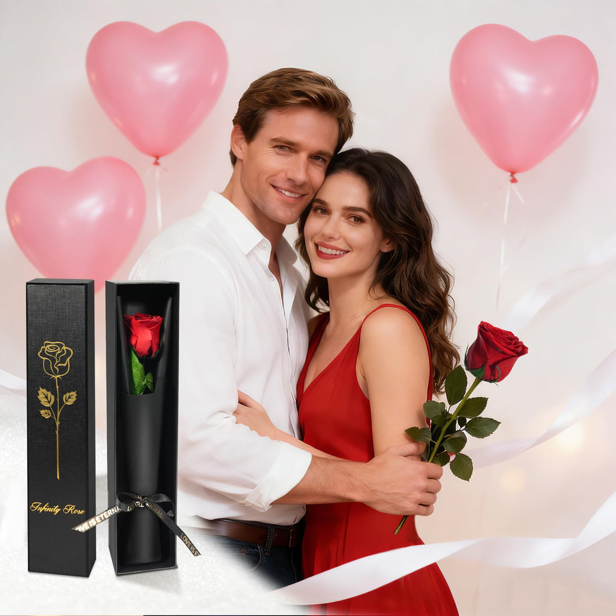 Yamonic Preserved Flowers Rose Gifts for Women Mom,Mothers Day Rose Flower Gifts for Mom,Real Flower Birthday Mom Gifts for Grandma,Wife,Girlfriend Gifts for Christmas,Valentine's Day,Anniversary(Red) 🍁 All In One Marketplace Canada