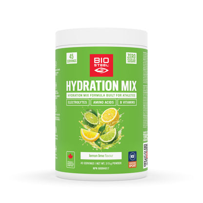 BioSteel Electrolyte Hydration Mix, Lemon Lime, 45 Servings