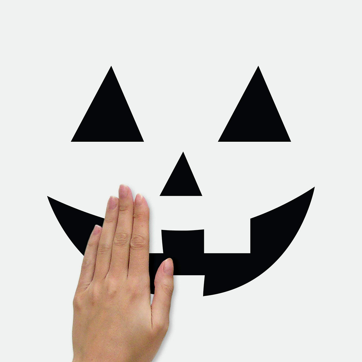 RoomMates Halloween Pumpkin Faces Glow In The Dark Peel and Stick Wall Decals