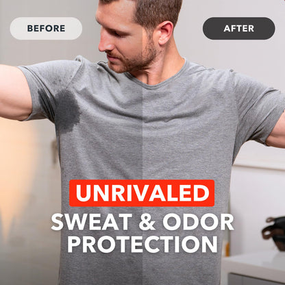 SweatBlock Clinical Strength Antiperspirant Wipes- Treat Hyperhidrosis & Excessive Sweating - Up to 7 Days Protection Per Wipe - 10 count - Unisex - Available at All In One Marketplace Canada