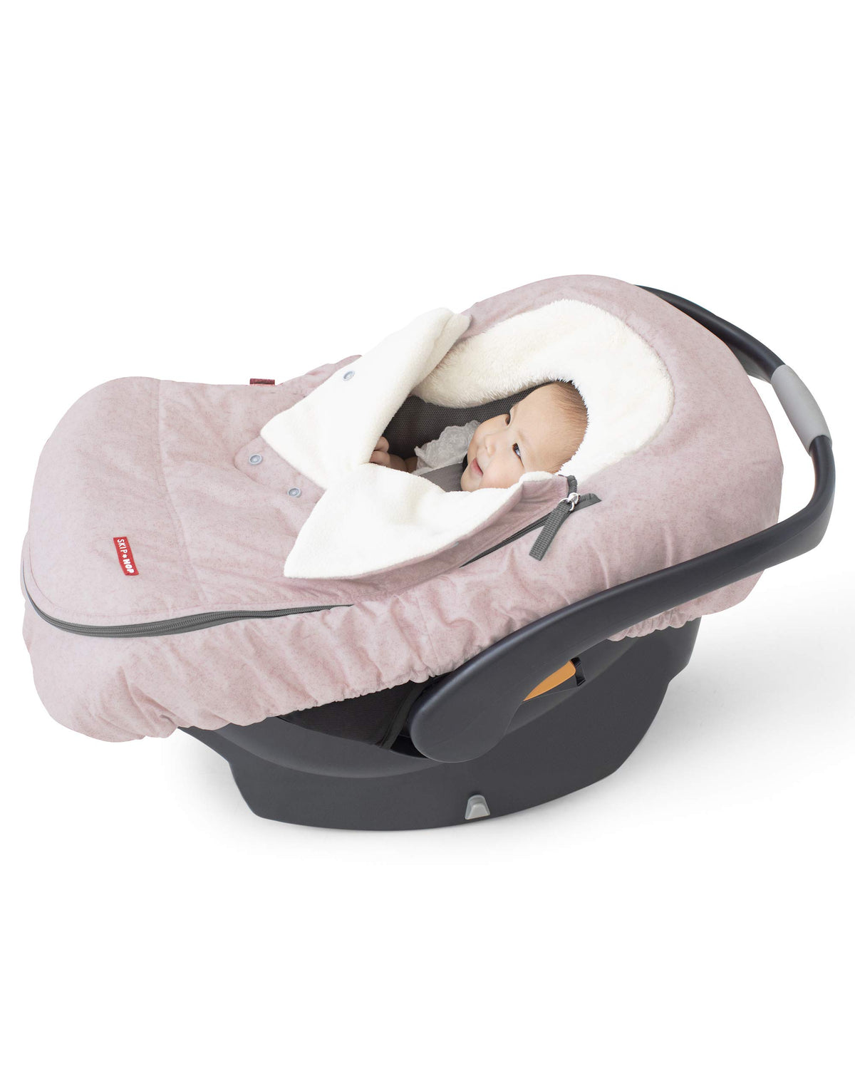 Skip Hop Winter Car Seat Cover, Stroll & Go, Pink Heather 🍁 All In One Marketplace Canada