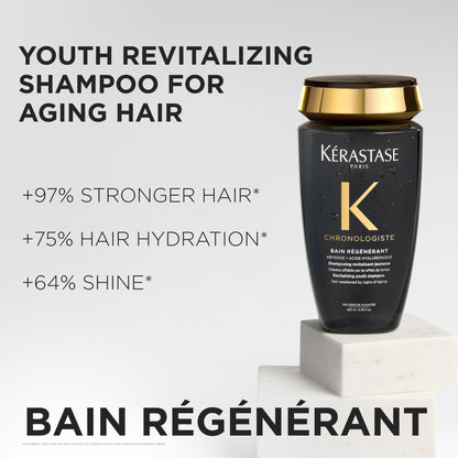 Kérastase Chronologiste Bain Régénérant Youth, Anti-Aging Shampoo, 250 mL