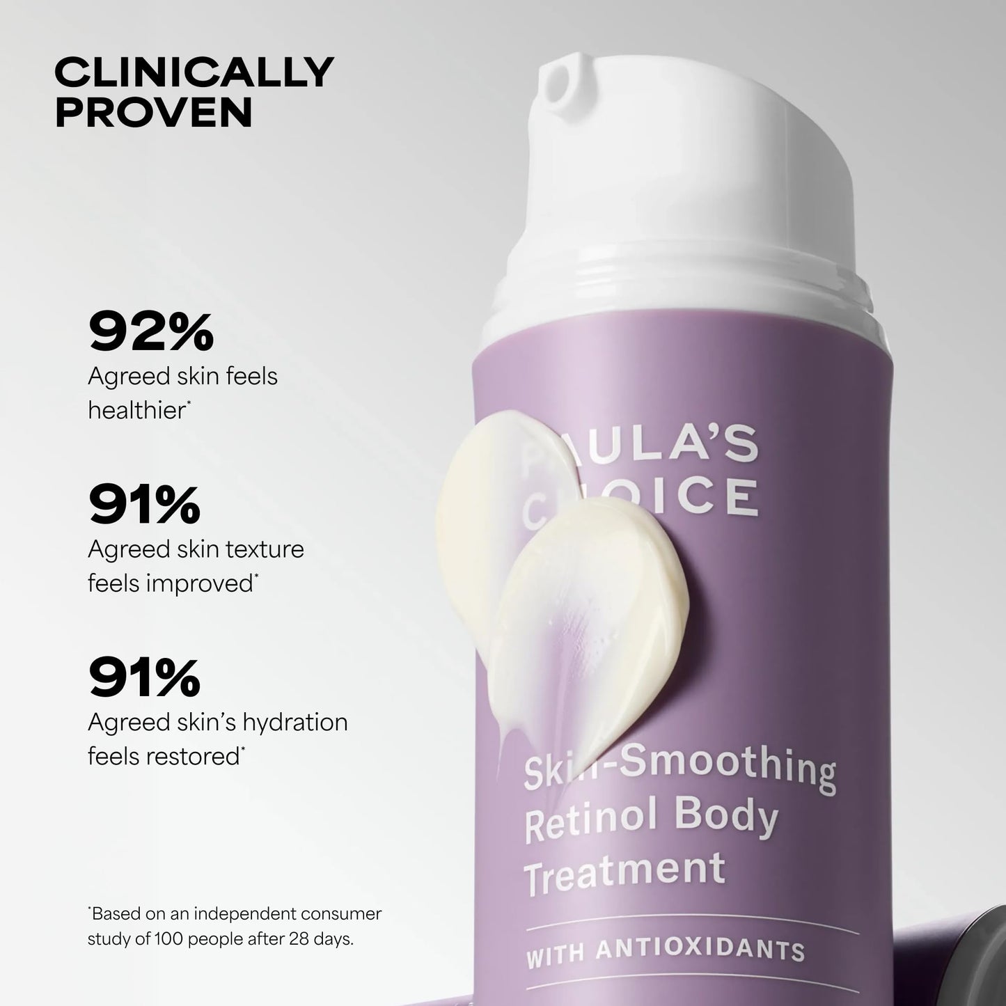 Paula's Choice Retinol Skin-Smoothing Body Treatment, Shea Butter, Vitamin C & E Lotion, Moisturizer for Discolouration, Loss of Firmness, Uneven Tone & Texture, Fragrance-Free, 118 ml - Available at All In One Marketplace Canada