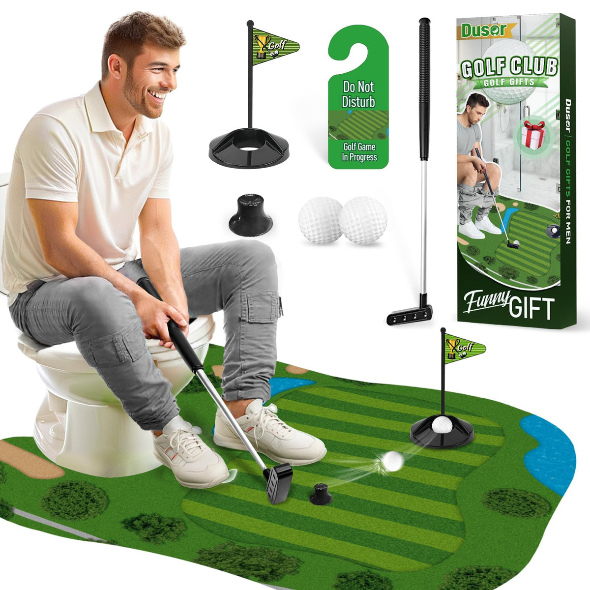 Stocking Stuffers for Men Toilet Golf, White Elephant Gifts for Adults 🍁 All In One Marketplace Canada