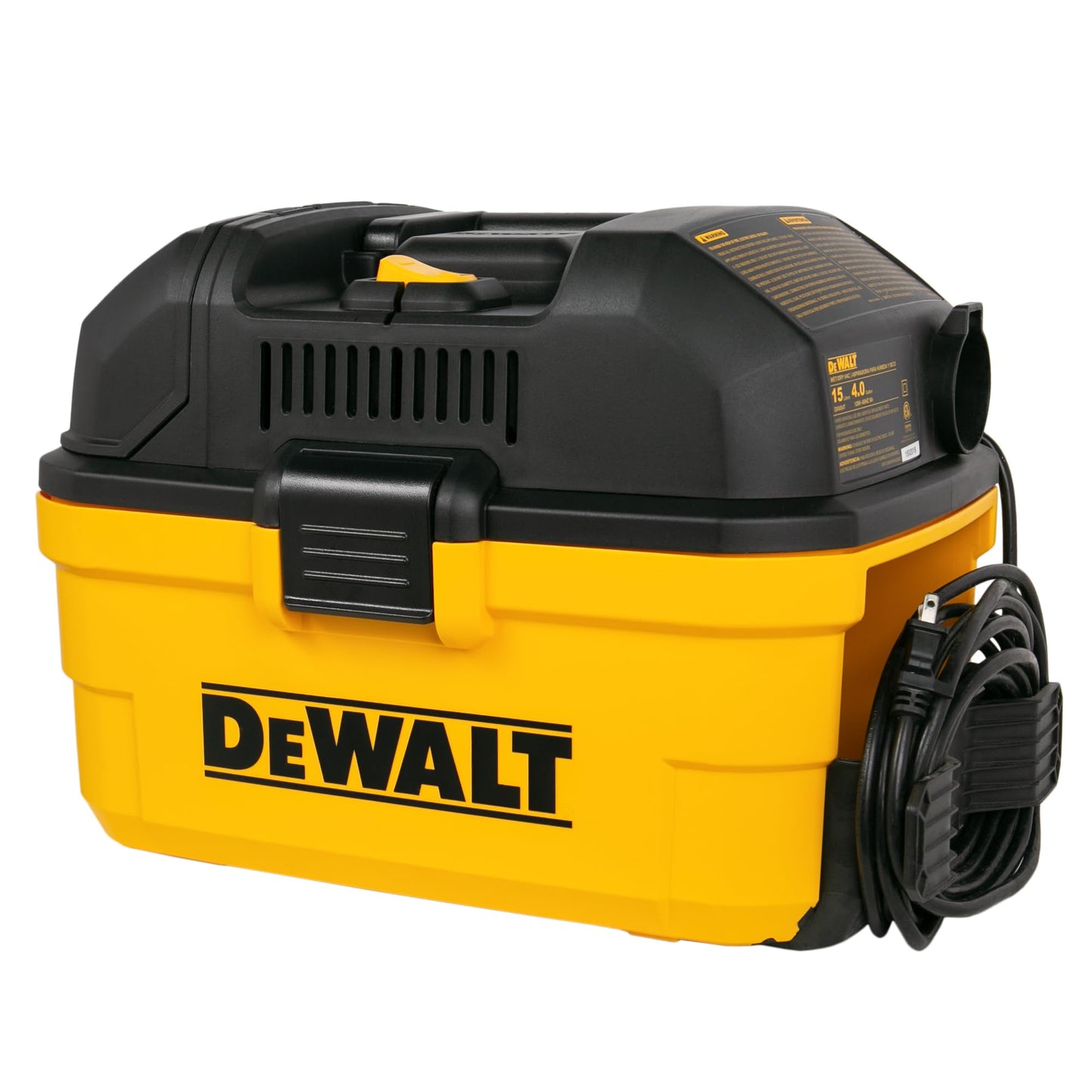 DEWALT DXV04T Portable 4 Gallon Wet/Dry Vacuum, Yellow 🍁 All In One Marketplace Canada