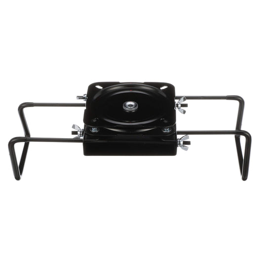 Attwood 15700-3 Seat Mount, Clamp-On with Swivel, Adjusts from 7 ½ inches to 18 inches, Black, Powder-Coated Aluminum attwood