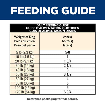 Hill's Science Diet Adult 7+ Senior Vitality Canned Dog Food, Chicken & Vegetable Stew, 12.5 oz, 12 Pack Wet Dog Food Hill's Science Diet