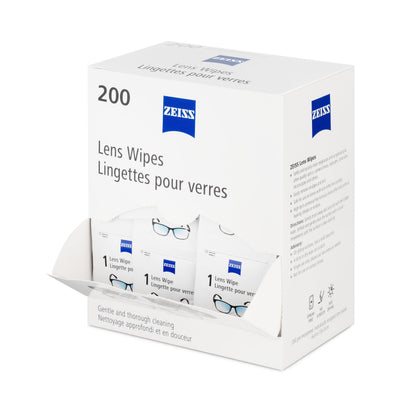 ZEISS Pre-Moistened Lens Cleaning Wipes, 200 Count - Available at All In One Marketplace Canada