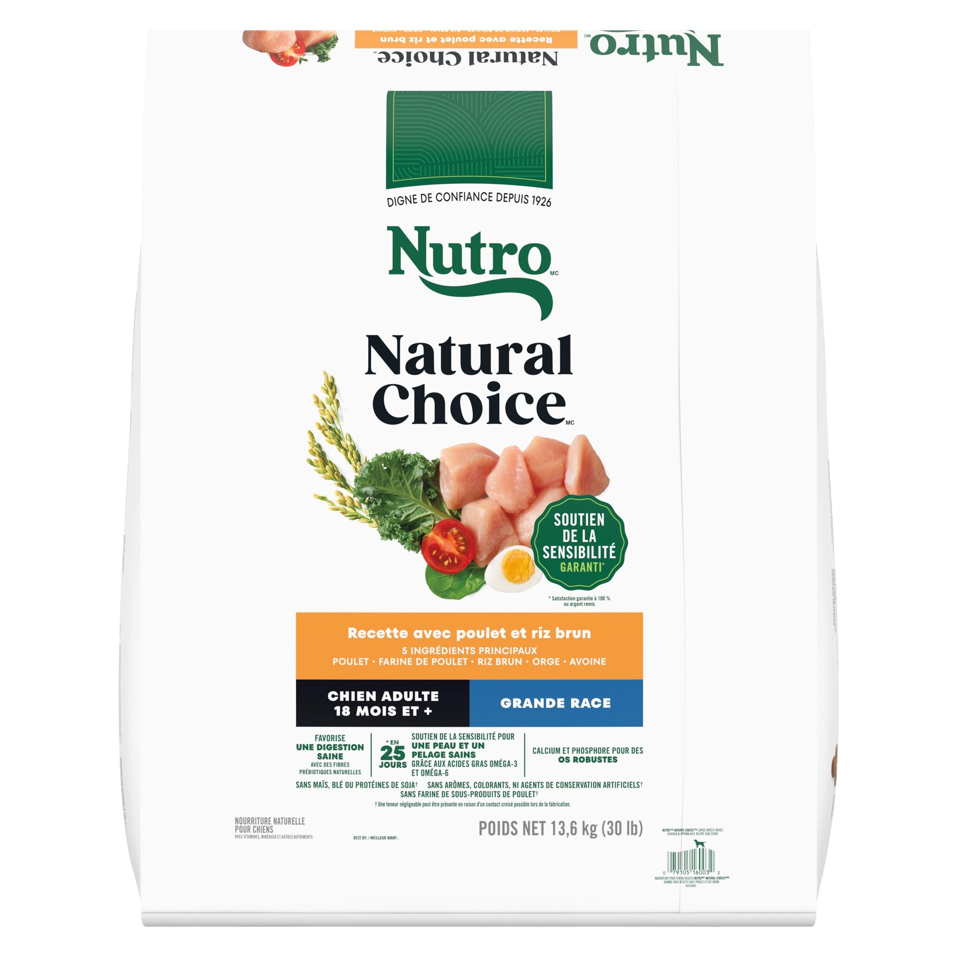 Nutro Natural Choice Adult Dog, Chicken Flavour, 13.6kg Nutro