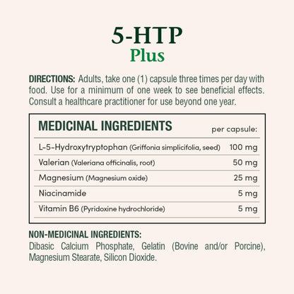 NATURE'S BOUNTY 5-HTP 100 mg Plus, Helps Promote Healthy Mood Balance, 51.8 g - Available at All In One Marketplace Canada