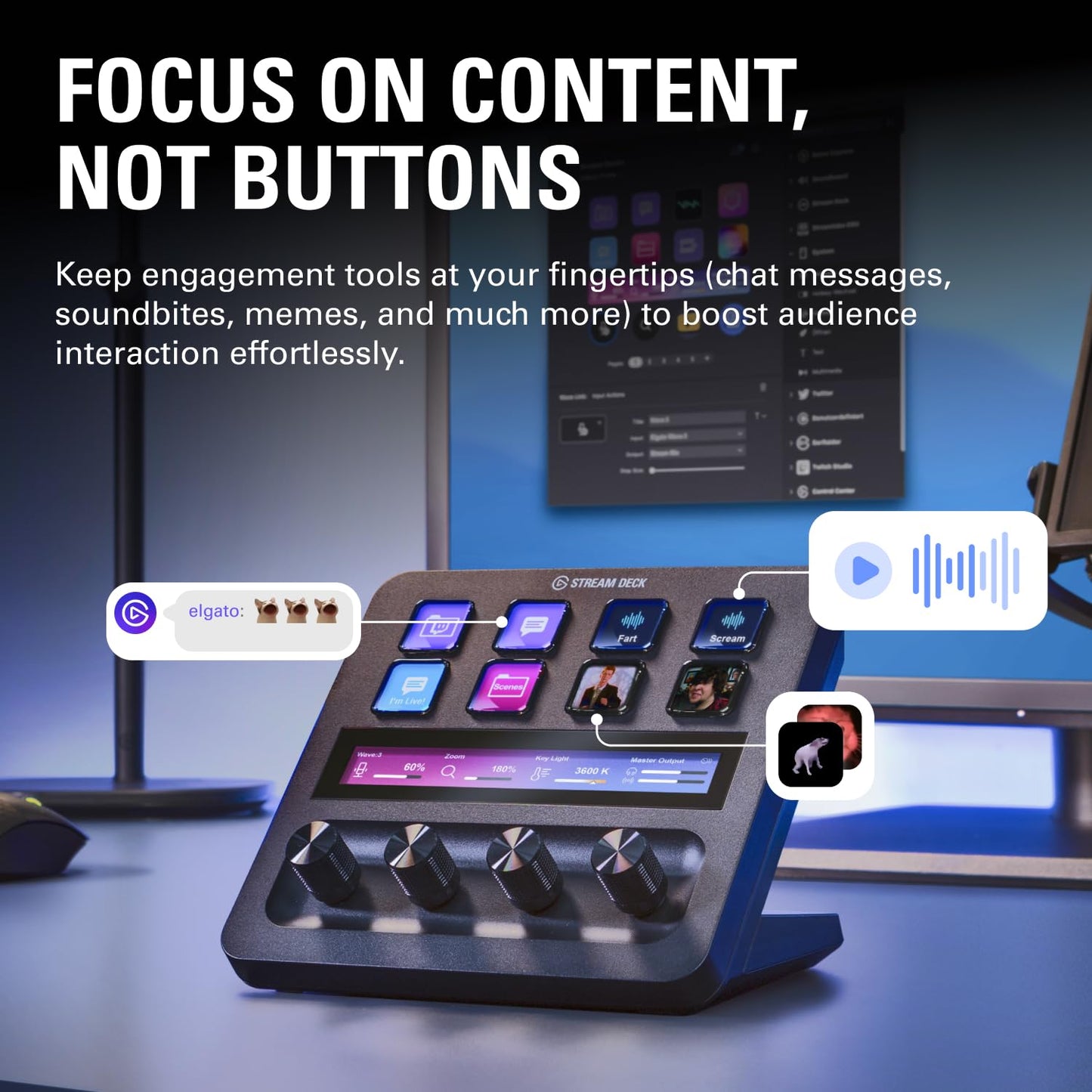 Elgato Stream Deck +, Audio Mixer and Studio Controller 🍁 All In One Marketplace Canada