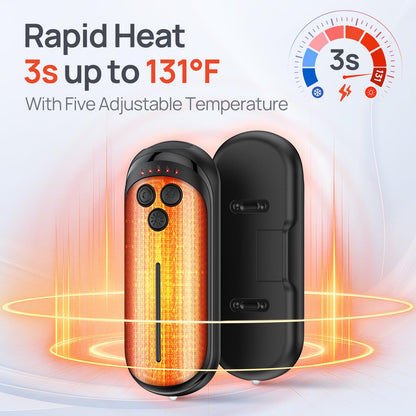 DeeKom Rechargeable Hand Warmers 2 Pack, 6000mAh Electric Hand Warmer Rechargeable, 2 in 2 Portable Hand Warmers with AI Smart Chips, Outdoor, Hunting, Camping for Family for Christmas 🍁 All In One Marketplace Canada