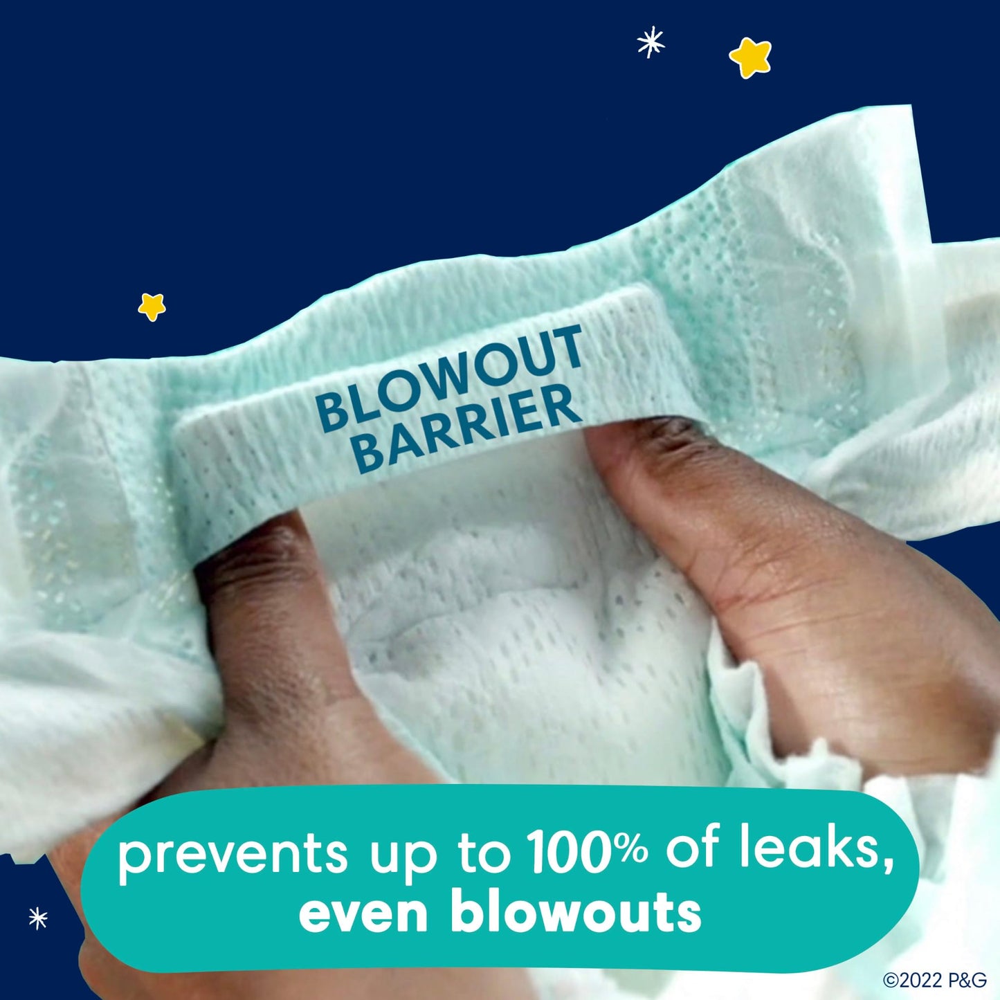 Pampers ZZZ Overnight Diapers, Size 3 (16-28 lbs), 116 Count, Nighttime Protection Disposable Baby Diaper
