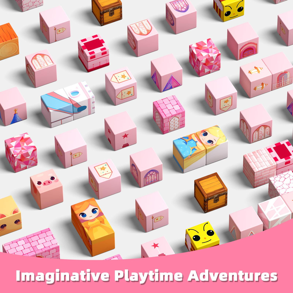 150PCS Magnetic Blocks, Toys Building Cubes Set Birthday Gifts for Girls 🍁 All In One Marketplace Canada