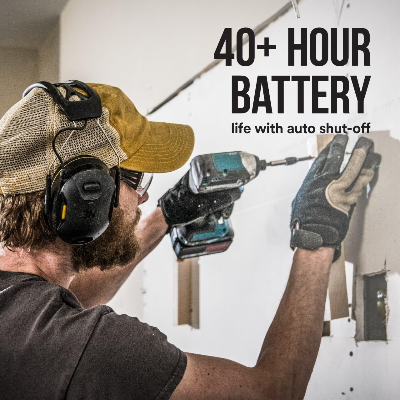 3M WorkTunes Connect Wireless Hearing Protector with Bluetooth Technology, Bluetooth Hearing Protection with a 26 dB Noise Reduction Rating - Available at All In One Marketplace Canada