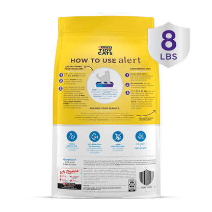 Purina Tidy Cats Tidy Care Alert Crystal Cat Litter - 8 lb. Bag