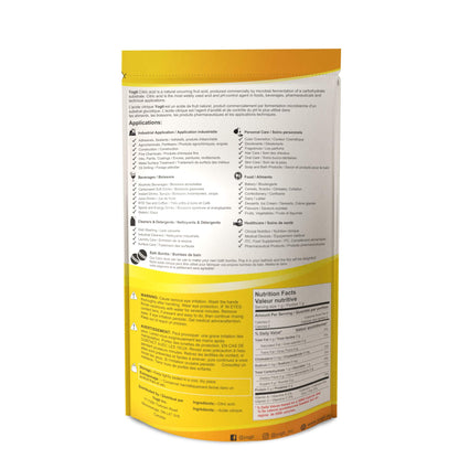 Yogti [Canadian Brand] Citric Acid Powder, Food Grade, 100% pure, Organic, Non-GMO (10lb) Yogti