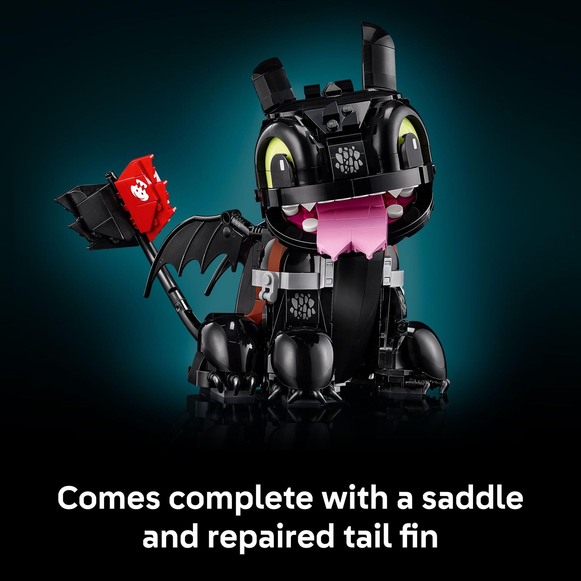LEGO Icons How to Train Your Dragon: Toothless Building Set for Adults, Ages 18+ - Room Decor for Office, Bedroom, or Book Shelf - Collectible for Movie Fans - Gift Idea for Birthdays - 10375 LEGO