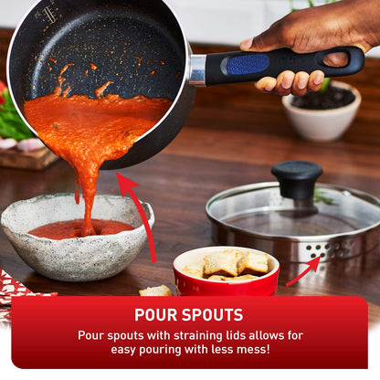 T-Fal Signature 26cm Frypan Non Stick Non Toxic Frying Pan, Thermo-Spot Heat Indicator, Dishwasher Safe, Black 🍁 All In One Marketplace Canada