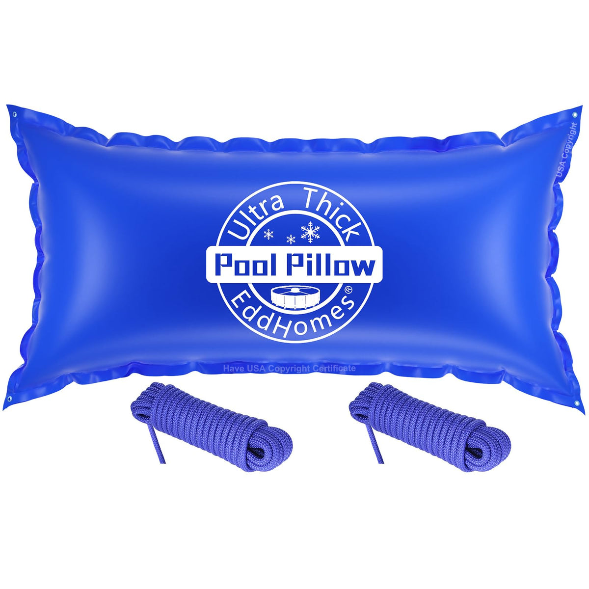 4x8ft Pool Pillow for Above Ground Pools, 0.5mm Extra Thick & Strong Cold-Resistant Poo l Pillows for Closing Winter, Pool Pillow 4x8' for Winterizing to Last All Season(Durable/with 33ft Rope) 🍁 All In One Marketplace Canada