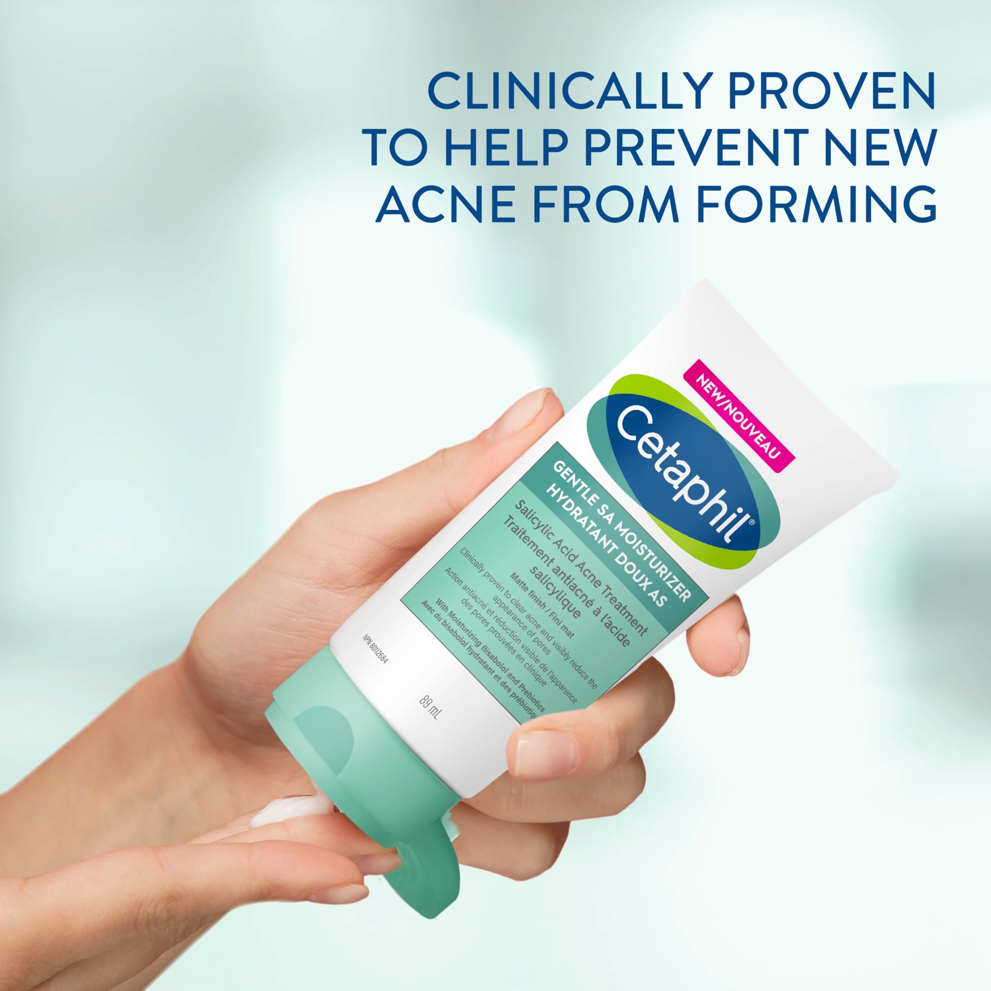 Cetaphil Gentle Clear Acne Moisturizer With Salicylic Acid | Hydrating Face Moisturizer Treats Sensitive Acne Prone Skin | Fragrance-Free | Non-Comedogenic | Dermatologist Recommended - Available at All In One Marketplace Canada
