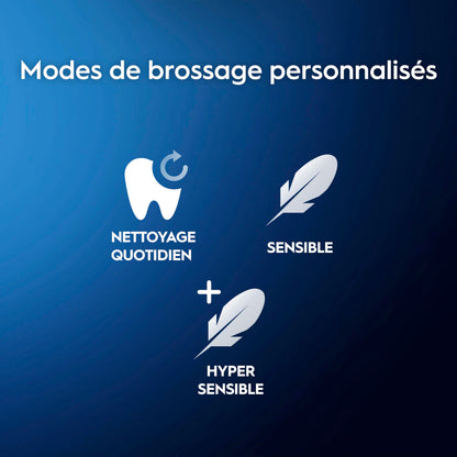 Oral-B Pro 500 + Electric Toothbrush with (1) Precision Clean Brush Head and (1) Sensitive Clean Brush Head, Rechargeable, Mint - Available at All In One Marketplace Canada