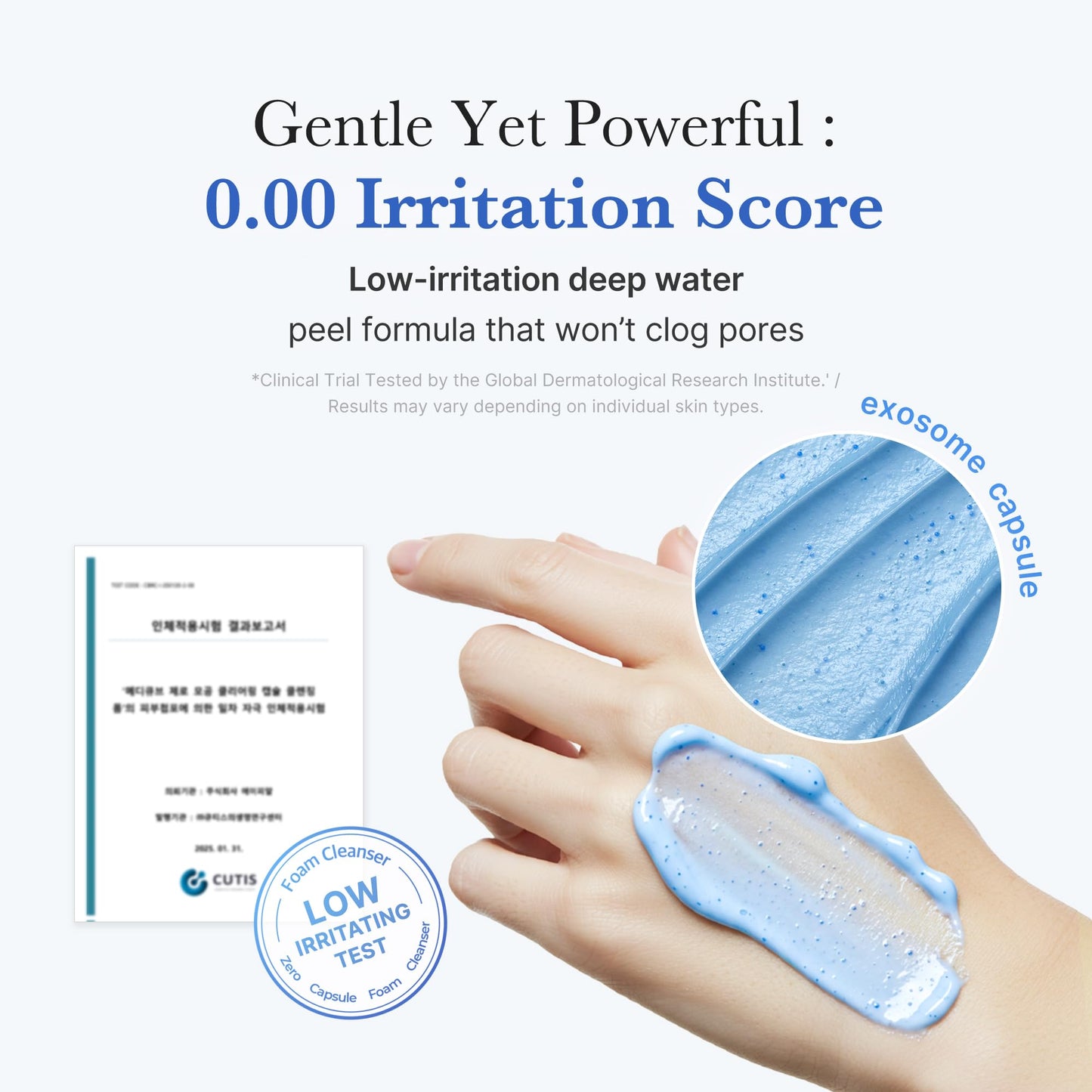 medicube Zero Pore Clear Blue Capsule Facial Deep Cleanser for Skin Texture, Blackhead & Pore Care | AHA, BHA & PHA for Double Cleansing, Daily Gentle Face Wash, Korean Skincare | 120g / 4.23 oz - Available at All In One Marketplace Canada