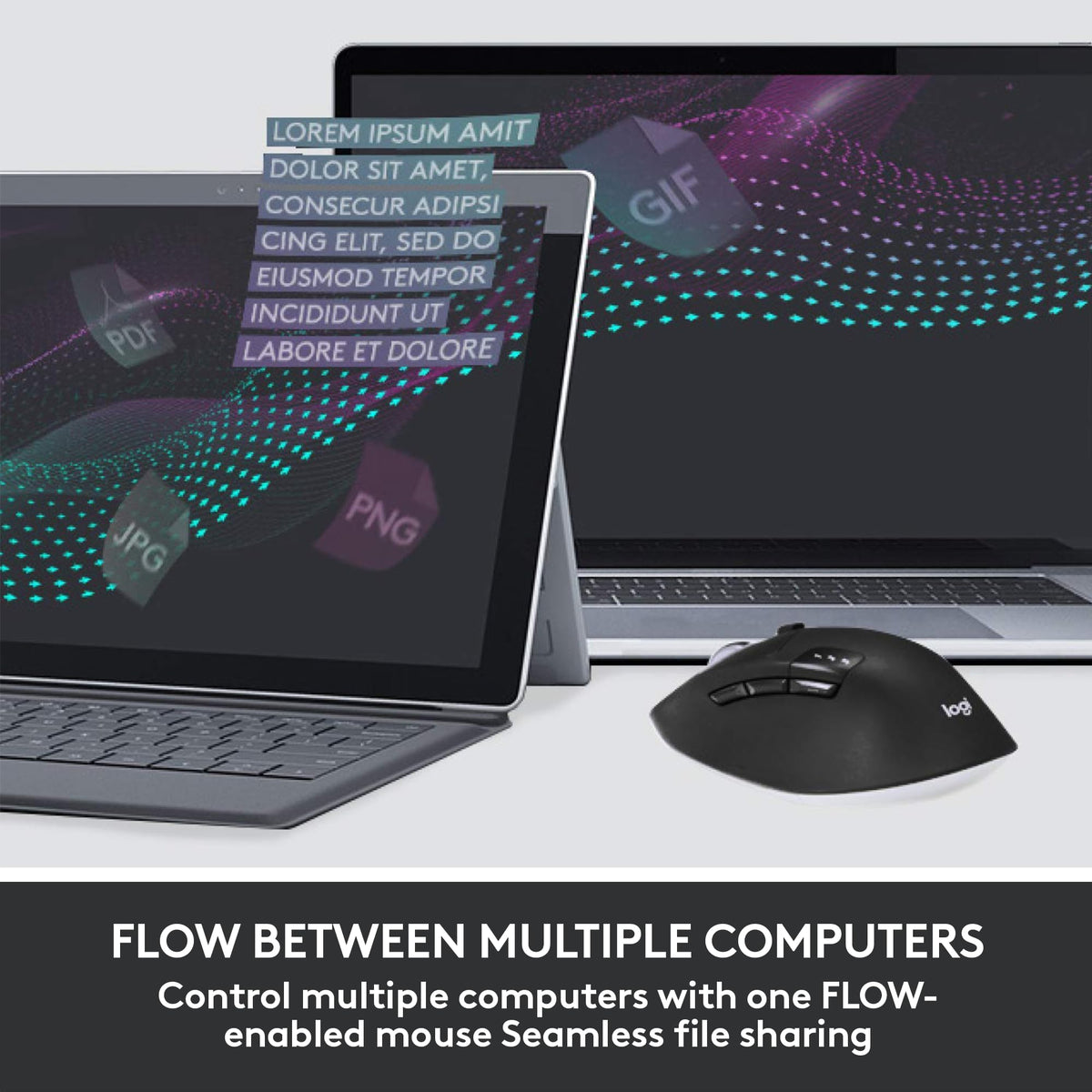 Logitech MK850 Performance Wireless Keyboard and Mouse Combo - Graphite
