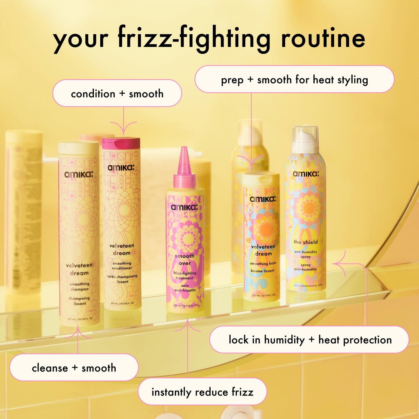 amika the shield anti-humidity spray, 2.5oz - Available at All In One Marketplace Canada