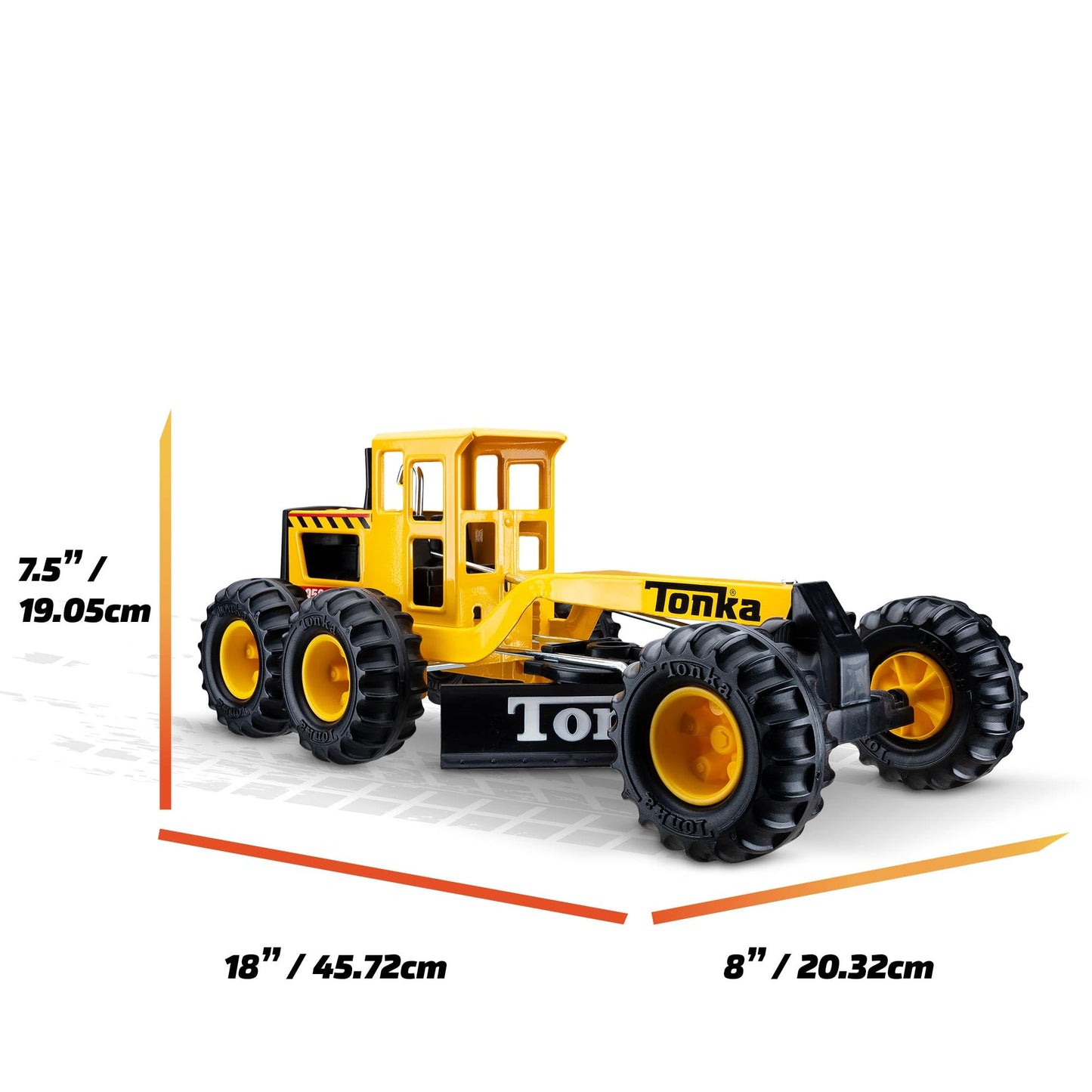 Tonka - Steel Classics Road Grader - Amazon Exclusive - Frustration Free Packaging Tonka