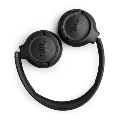 JBL Tune 530BT - Wireless on-Ear Bluetooth® Headphones with JBL Pure Bass Sound, JBL App, 2 beamforming mics, Multi-Point Connection, Up to 76 Hours of Battery Life - Black