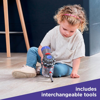 Casdon Dyson Cordless Vacuum Interactive & Officially Licensed Toy Dyson Vacuum for Children Aged 3+ Realistic Role-Play Fun, Purple Casdon