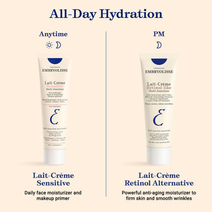 Embryolisse Lait Crème Sensitive Moisturizer. Hypoallergenic Face & Body Cream for All Skin Types With Aloe Vera & Shea Butter. Fragrance-Free & Suitable for Sensitive Skin - 30ml Embryolisse