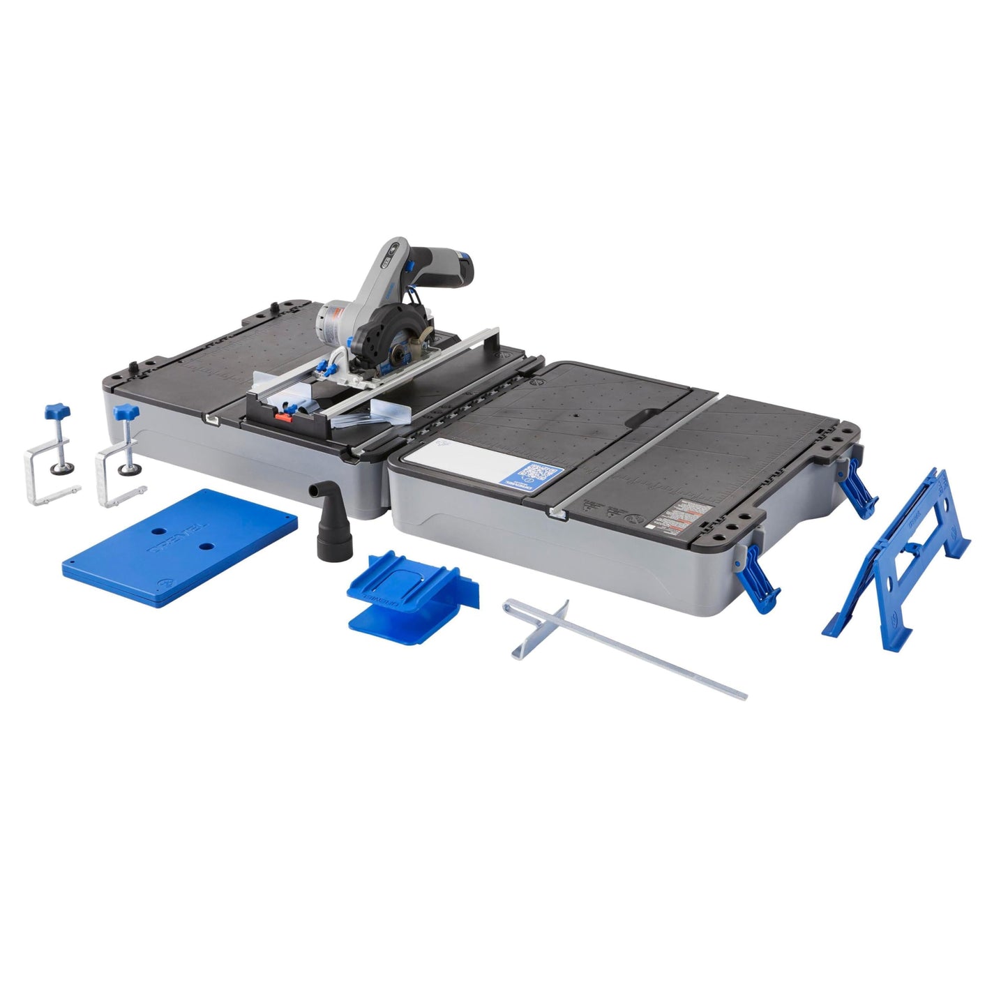 Dremel Blueprint Portable Saw Station with 12V Brushless Compact Circular Saw and Multi-Purpose Cutting Case (CS12V-S1C) Dremel