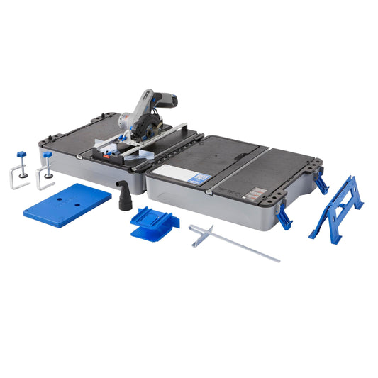 Dremel Blueprint Portable Saw Station with 12V Brushless Compact Circular Saw and Multi-Purpose Cutting Case (CS12V-S1C) Dremel