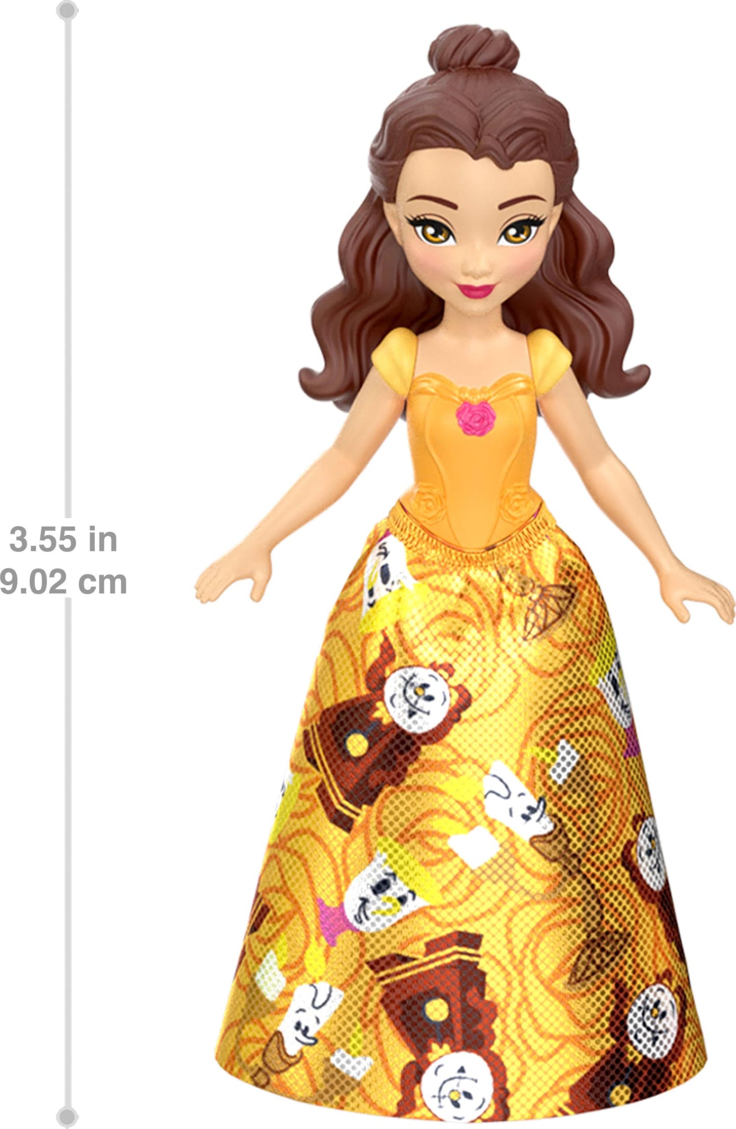 Mattel Disney Princess & Friends Set with 5 Posable Small Dolls in Removable Skirts or Pants & 5 Friend Figures, Inspired by the Disney Movies - Available at All In One Marketplace Canada