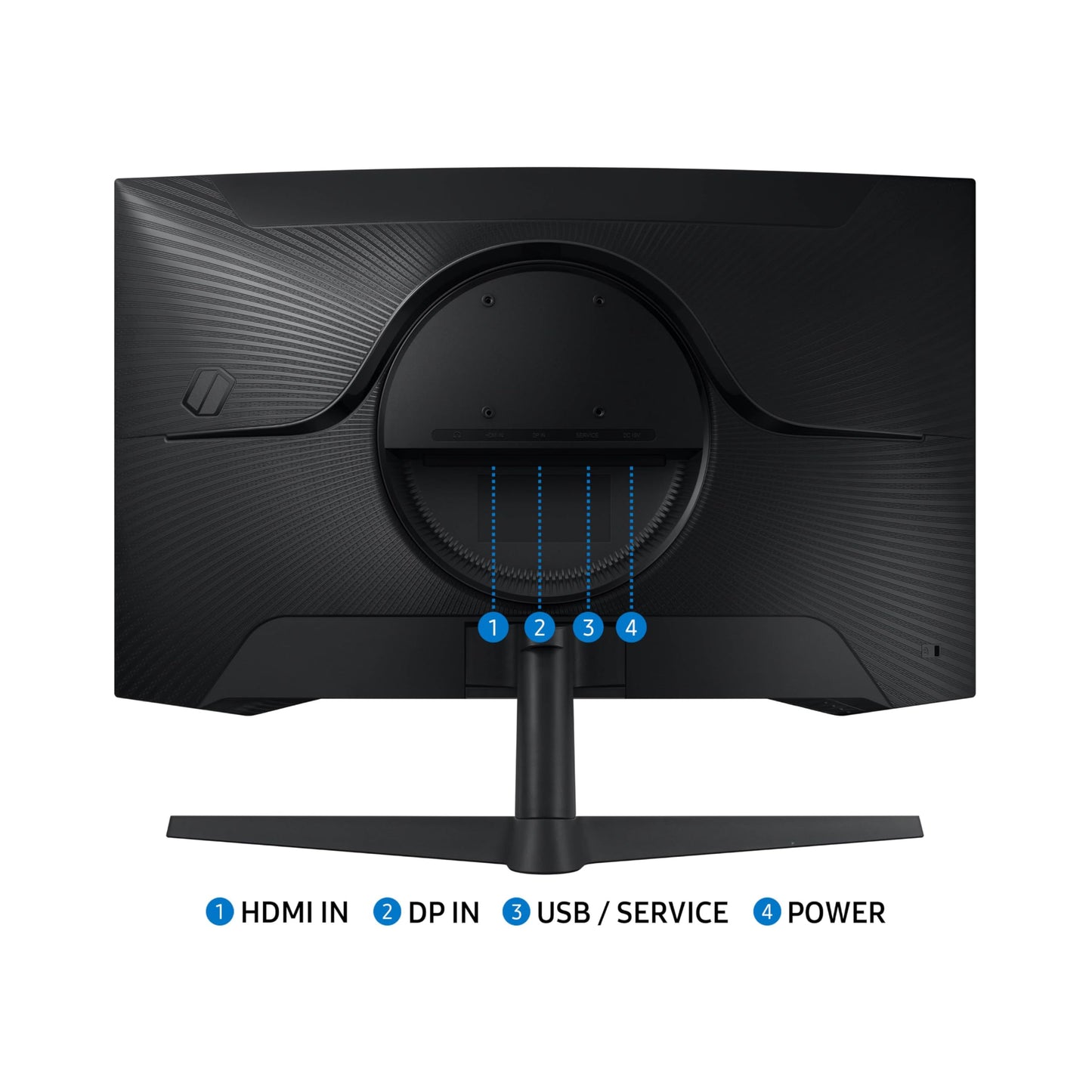 Samsung Odyssey 32 inch Curved Gaming Monitor (2,560 x 1,440) G55C QHD 165 Hz 1 ms, HDR10, FreeSync, Eye Saver Mode, 1000R Curvature- LS32CG550ENXZA Samsung