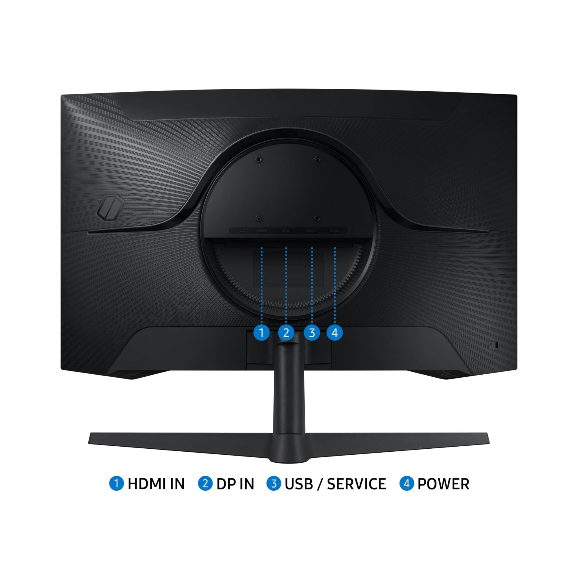 Samsung Odyssey 32 inch Curved Gaming Monitor (2,560 x 1,440) G55C QHD 165 Hz 1 ms, HDR10, FreeSync, Eye Saver Mode, 1000R Curvature- LS32CG550ENXZA Samsung