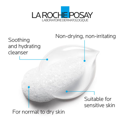 La Roche-Posay Face Wash, Toleriane Hydrating Cleanser with Ceramides, Face Wash for Normal to Dry Sensitive Skin, Soap Free, Fragrance Free, Alcohol Free, 200mL - Available at All In One Marketplace Canada
