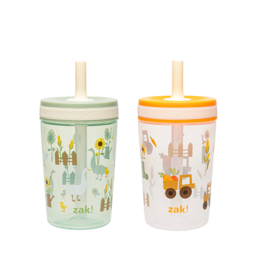 Zak Designs Silly Goose-Harvest Kelso 15oz Leak-Proof Toddler Cups, 2-Pack 🍁 All In One Marketplace Canada