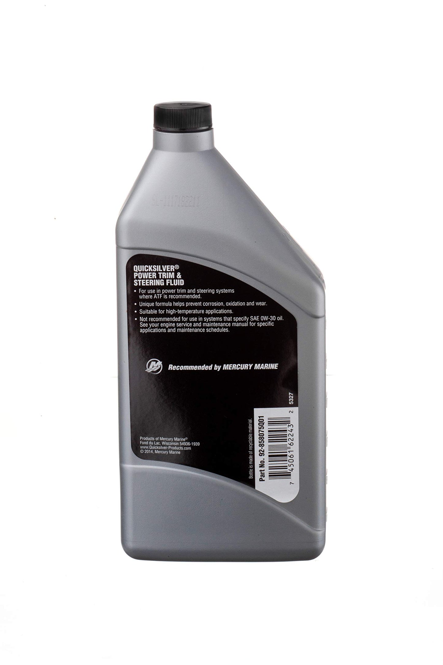 Quicksilver 858075Q01 Power Trim and Steering Fluid, 32 Oz. Bottle 🍁 All In One Marketplace Canada