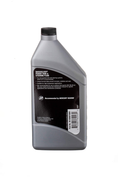 Quicksilver 858075Q01 Power Trim and Steering Fluid, 32 Oz. Bottle 🍁 All In One Marketplace Canada