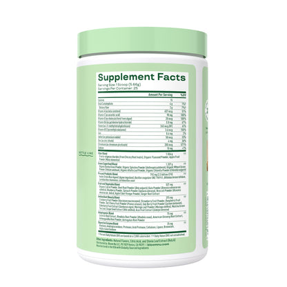 Bloom Nutrition Superfood Greens Powder, Digestive Enzymes with Probiotics and Prebiotics, Gut Health, Bloating Relief for Women, Chlorella, Green Juice Mix with Beet Root Powder, 25 SVG, Mango - Available at All In One Marketplace Canada